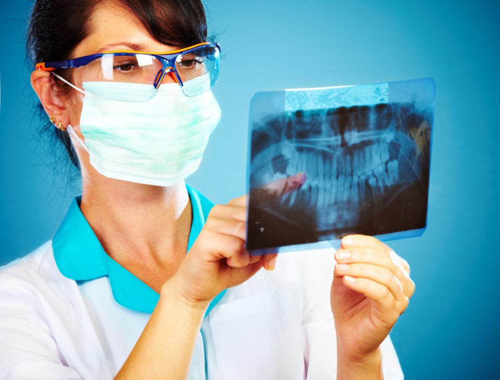 Doctor with xray
